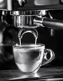 Volautomatische koffiemachine met espresso