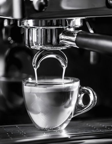 Volautomatische koffiemachine met espresso