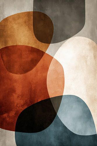 Abstract with warm sand colours