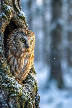 Uil - Bewaker van de winterse stilte