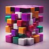 Le puzzle du cube inachevé sur Bart Veeken