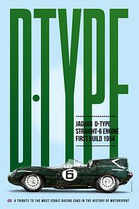 Jaguar D-Type sur Theodor Decker