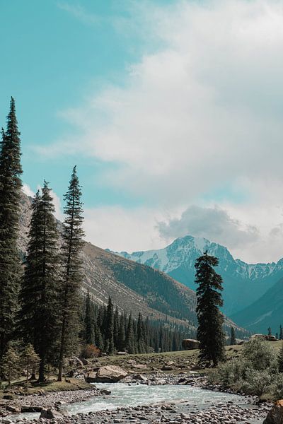 Rugged mountains | travel photography print | Kyrgyzstan by Kimberley Jekel