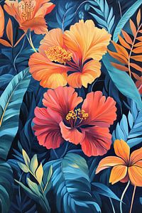 Tropische Flora in der Kunst