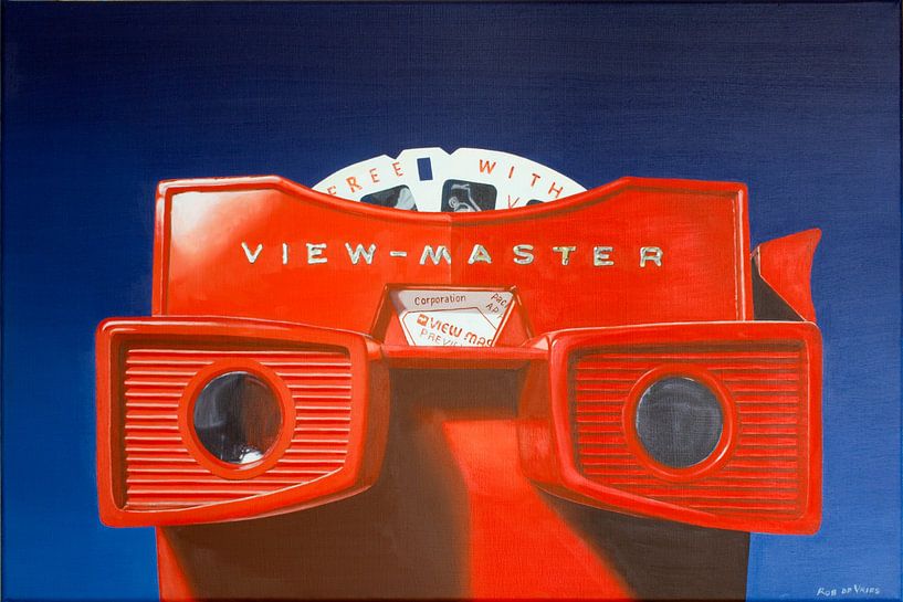 Memories of a fine childhood #13, Viewmaster by Rob de Vries, Realistische kunst