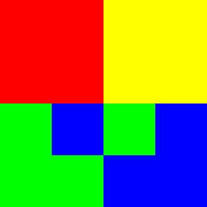 4x4 in 16 | Morphing | Quadrate im Zentrum | V=102-03 | P #01