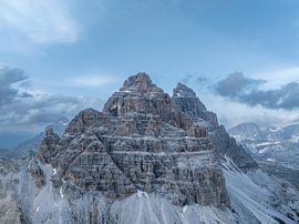 Tre Crime oder Drei Zinnen in den Dolomiten Italien von Sjoerd van der Wal Fotografie