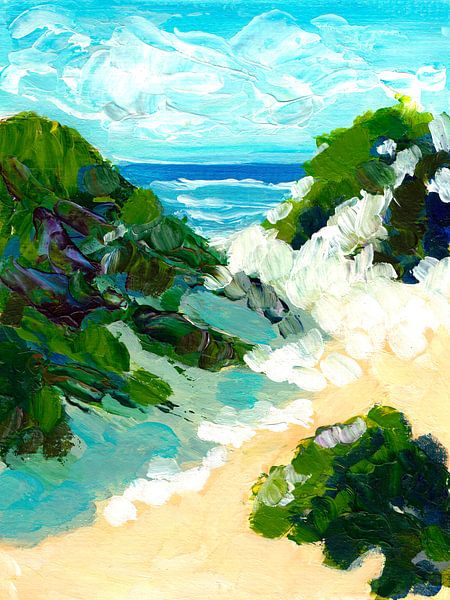 Abstract Beach Dunes by Raquel Silva
