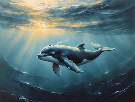 Wal — Erstes Licht wird sichtbar