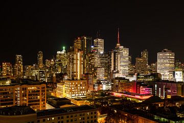 Toronto bij nacht van Roland Brack