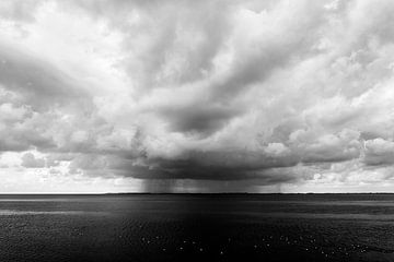 Storm boven Föhr van Heiko Westphalen