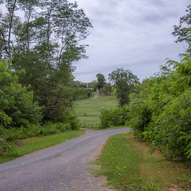 Landschap in Frankrijk. (Paysage en France) by Helma de With