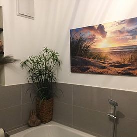 Customer photo: Sunset at the Baltic Sea by Steffen Gierok, on canvas