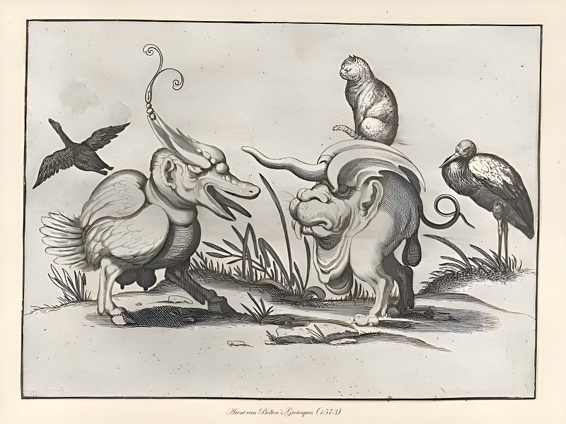 Arent van Bolten - Figure grotesque (vers 1573-1600) par Hernâni Fernandes Tavares e Sousa