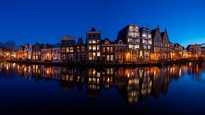 Panorama der Spaarne in Haarlem - März 02 von Arjen Schippers
