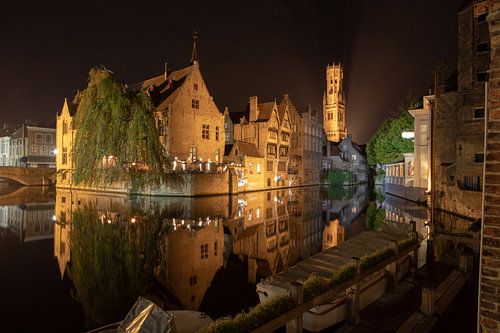 Rozenhoedkaai tijdens de nacht