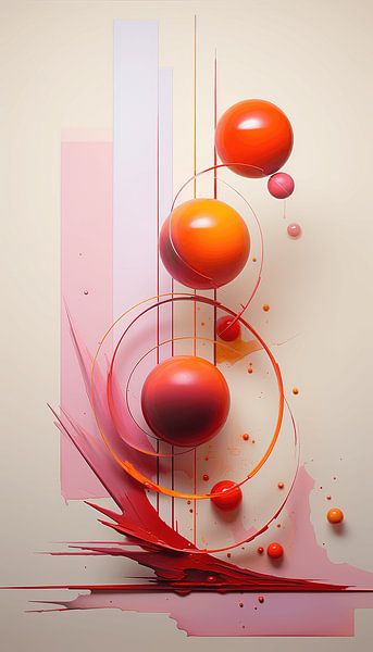 Symmetry of Hues and Figures by Art Lovers