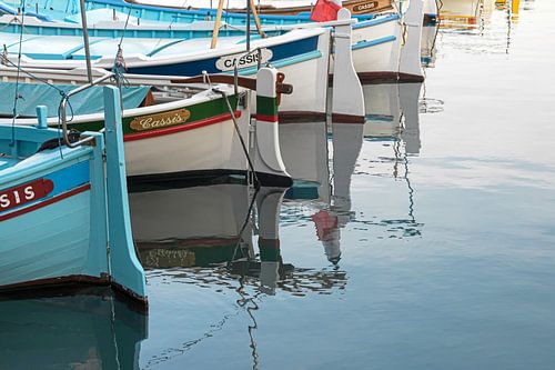 De vissersbootjes van Cassis
