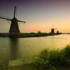 The windmills of Kinderdijk by Frank Herrmann
