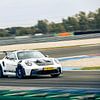 Porsche GT3 RS auf der Rennstrecke von Assen von Martijn Bravenboer