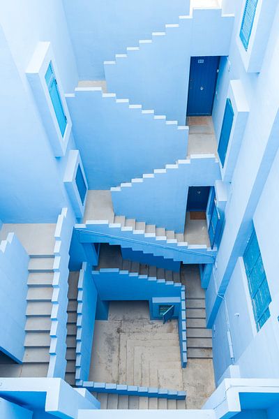 La Muralla Roja - Ansicht von oben 2 von Anki Wijnen