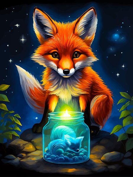 Renard lumineux 3 par MIROKKU