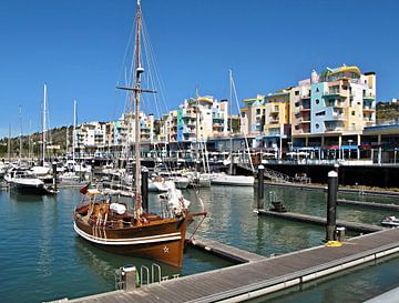Colourful marina of Albufeira, Algarve by insideportugal