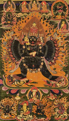Buddhist ,Vajrabhairava, Boeddha standbeeld