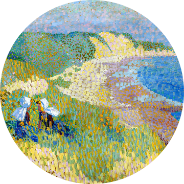 Zee en duinen bij Zoutelande, Jan Toorop, van Atelier Liesjes