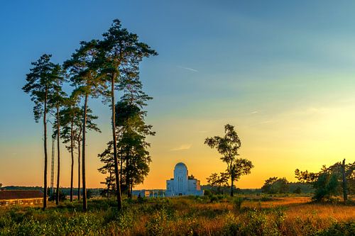Radio Kootwijk zonsondergang