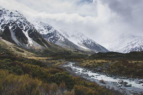 Hooker Valley Mount Cook National Park, Nieuw-Zeeland