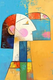 Abstract Contours of Life by ARTEO Paintings