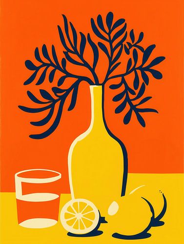 Citroen stilleven | Geometrie van de moderniteit