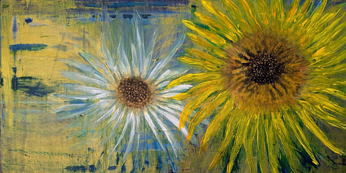 Blumen – abstrakte Malerei