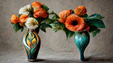 Die Blumen des Art-Deco von Sven van der Wal