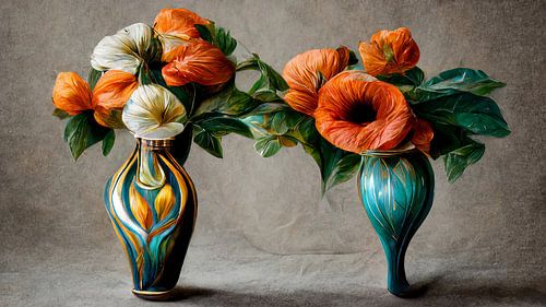 The Flowers of Art-Deco van Sven van der Wal