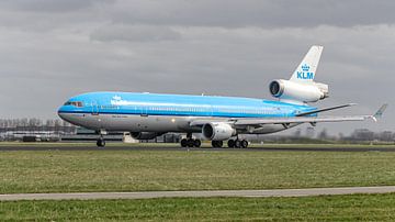 KLM McDonnell Douglas MD-11 passenger aircraft. by Jaap van den Berg