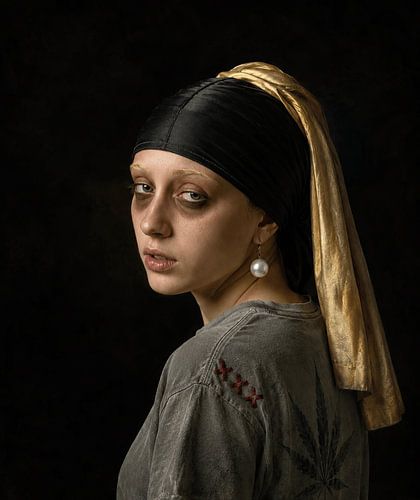À quoi ressemblerait aujourd'hui la Jeune Fille à la perle ? - Une parodie de Vermeer