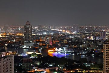 Bangkok bij nacht van rheinmain.from.above