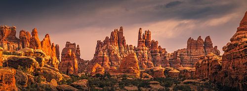Panorama of Chesler Park, Canyonlands NP, Utah by Henk Meijer Photography