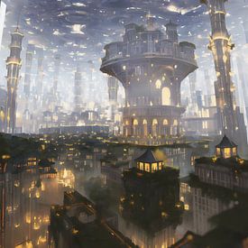 Fantasy-Stadtbild von Vincent Hofland