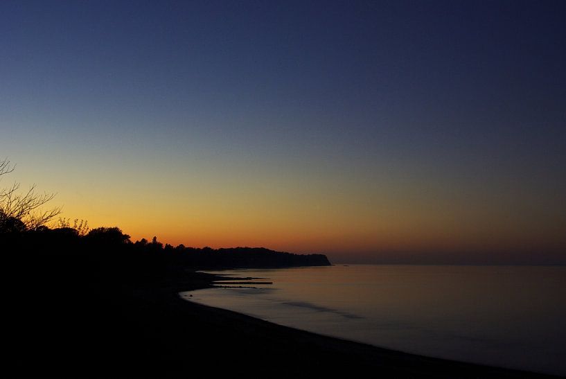 Sonnenuntergang an der Ostsee von Norbert Sülzner
