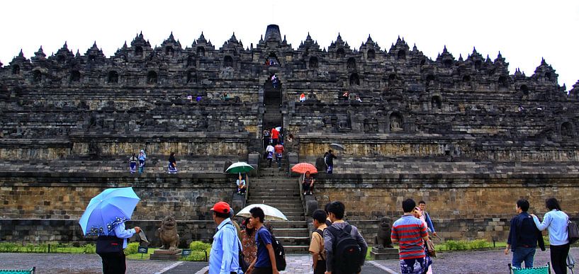 Borobudur totaal van Henk Langerak