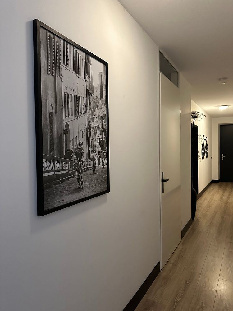 Mathieu van der Poel gewinnt die Strade Bianche (S/W)  von Leon van Bon 