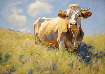 Portrait Cows by ARTEO Paintings