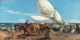 Die Rückkehr vom Fischfang, Joaquín Sorolla y Bastida