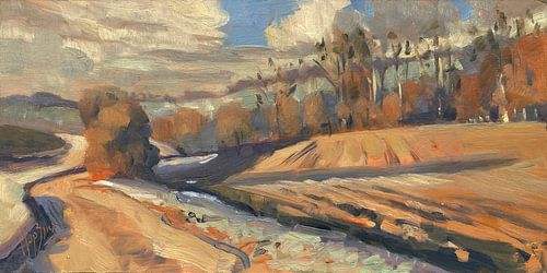 Country road towards Wittem by Nop Briex