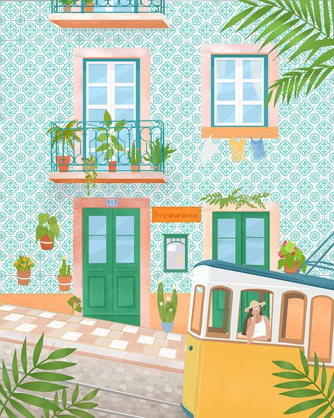 Lisboa Stadt, Portugal von Petra Lizde