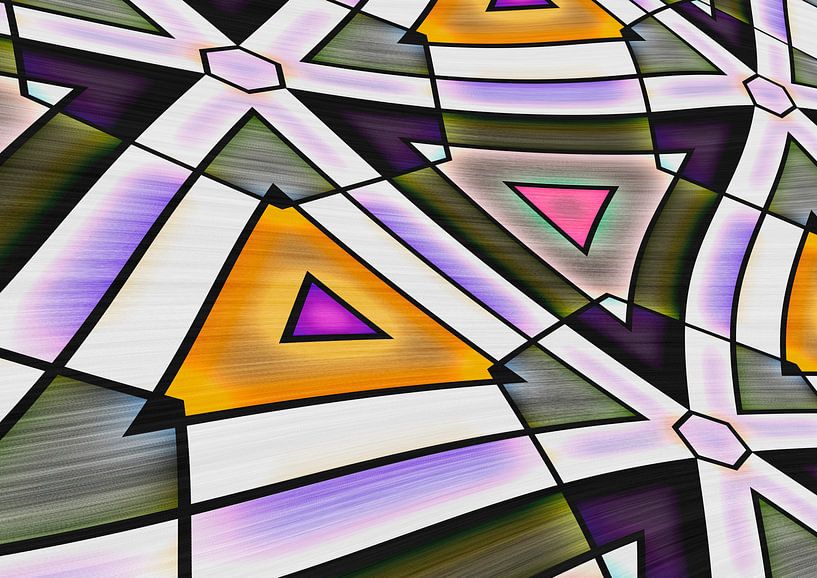 Abstrakt Triangle par Roswitha Lorz