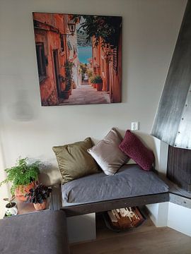 Klantfoto: Bunte Gasse Meer van Poster Art Shop